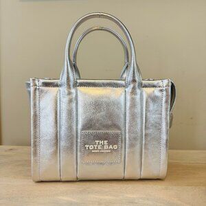 Marc Jacobs Metallic Leather Small Tote Bag, EUC